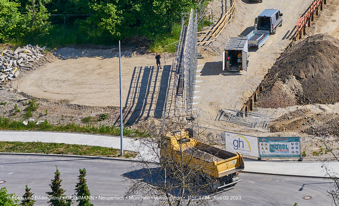 07.06.2023 - Neue Hinweistafeln für das Alexisquartier und Pandion Verde in Neuperlach in München 07.06.2023 - Neue Hinweistafeln für das Alexisquartier und Pandion Verde in Neuperlach in München
